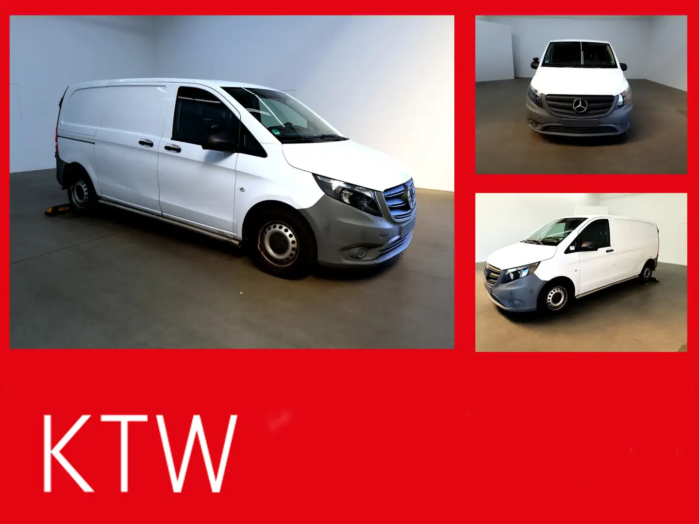 Mercedes-Benz Vito114 KA Kompakt ,Klima,Kamera,Tempomat Blanc - 1