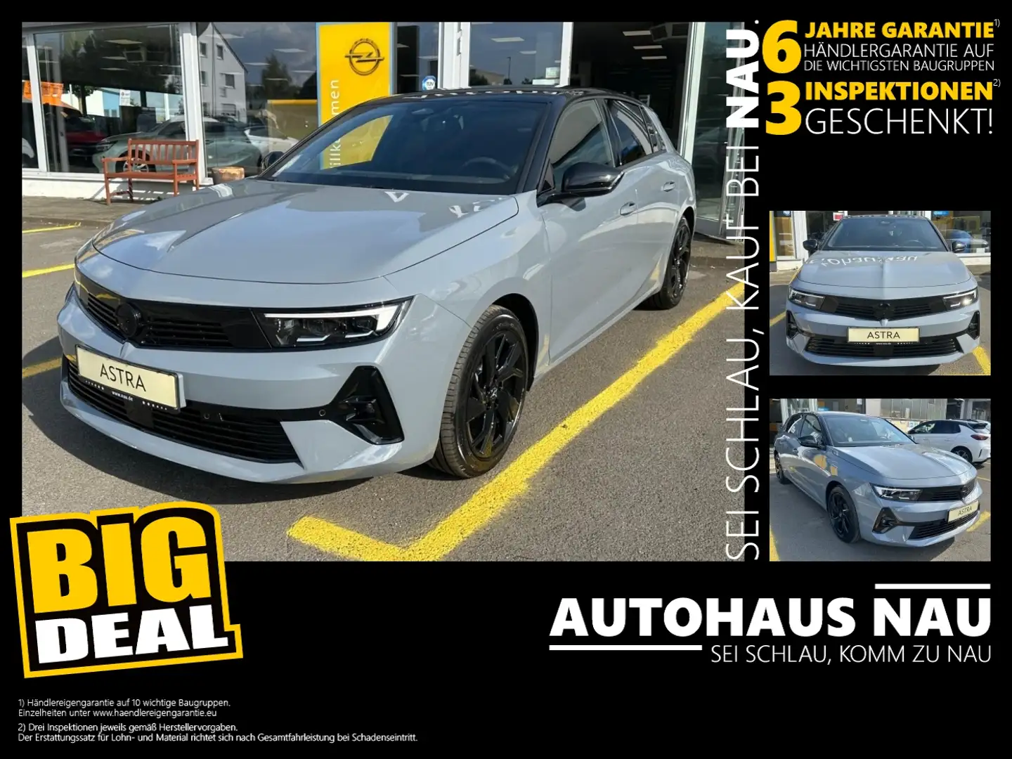 Opel Astra L 1.2 Turbo GS inkl. Inspektionspaket !! Grau - 1