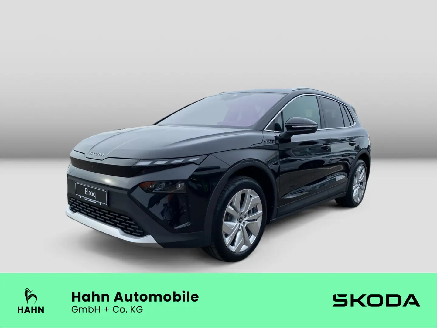 Skoda 85 Navi LED ACC HuD AHK 20" StH Wärmepumpe Schwarz - 1