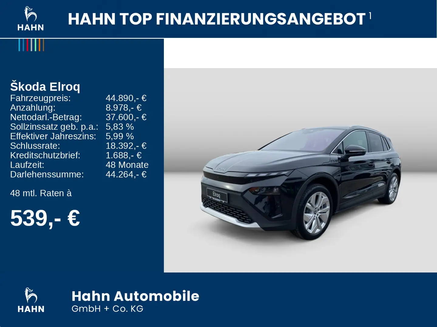 Skoda 85 Navi LED ACC HuD AHK 20" StH Wärmepumpe Schwarz - 2