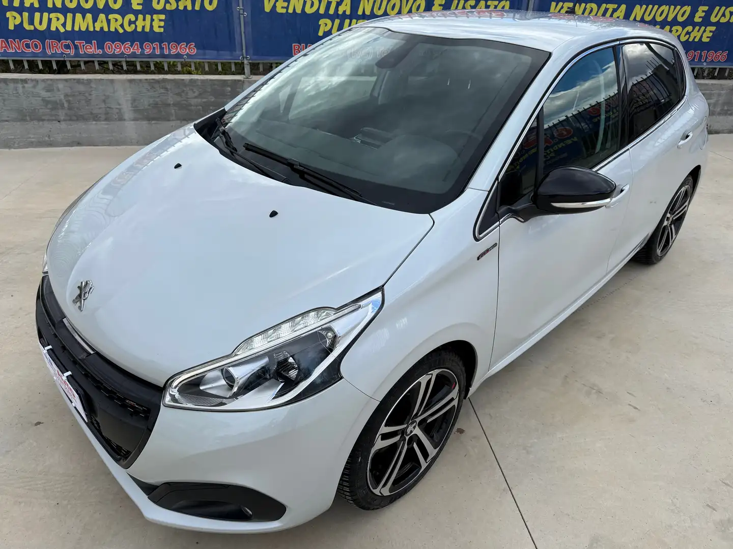 Peugeot 208 208 5p 1.5 bluehdi GT Line GARANZIA Bianco - 2