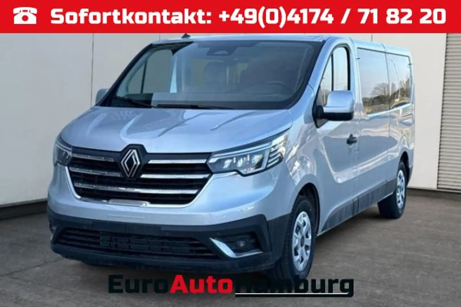 Renault Trafic L2H1 Equilibre 9 SITZE+AHK+PDC+LED+ KA... Gri - 1
