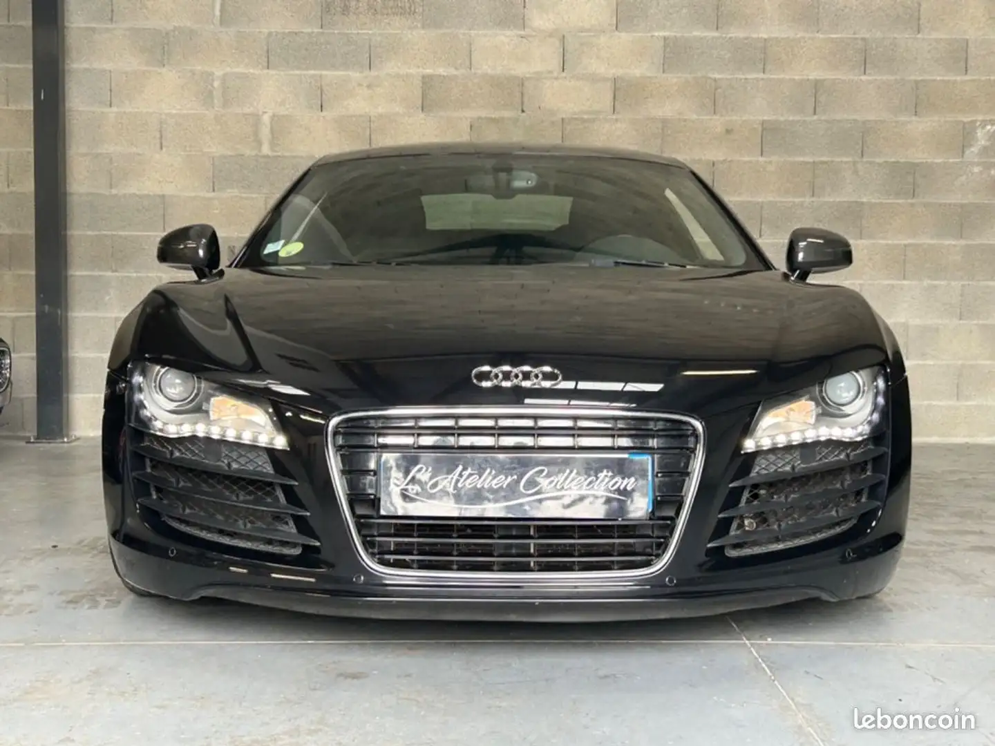 Audi R8 QUATTRO 4.2 FSIQ ORIGINE FRANCE BOITE R-TRONIC GARANTIE 12 MOIS Noir - 2