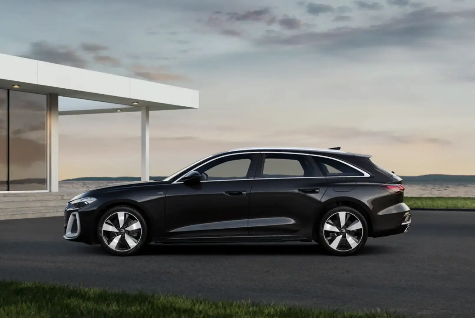Audi A5 Avant e-hybrid S line quattro S tronic 220kW Negro - 2