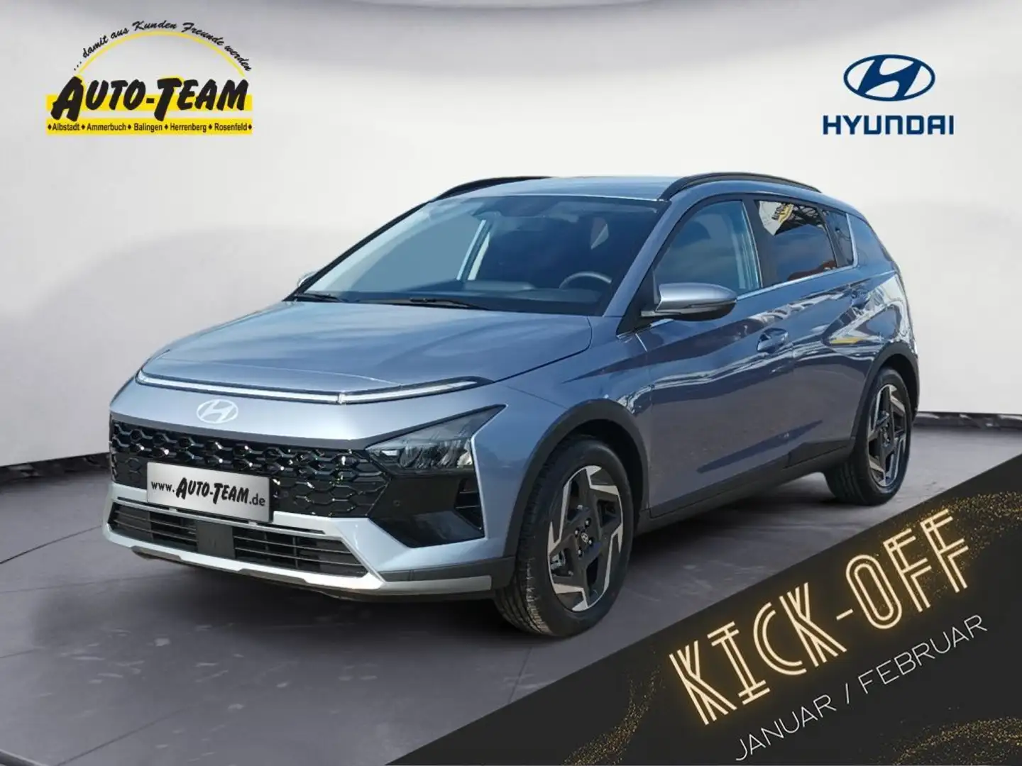 Hyundai BAYON 1.0 T-GDI DCT Prime Blau - 1