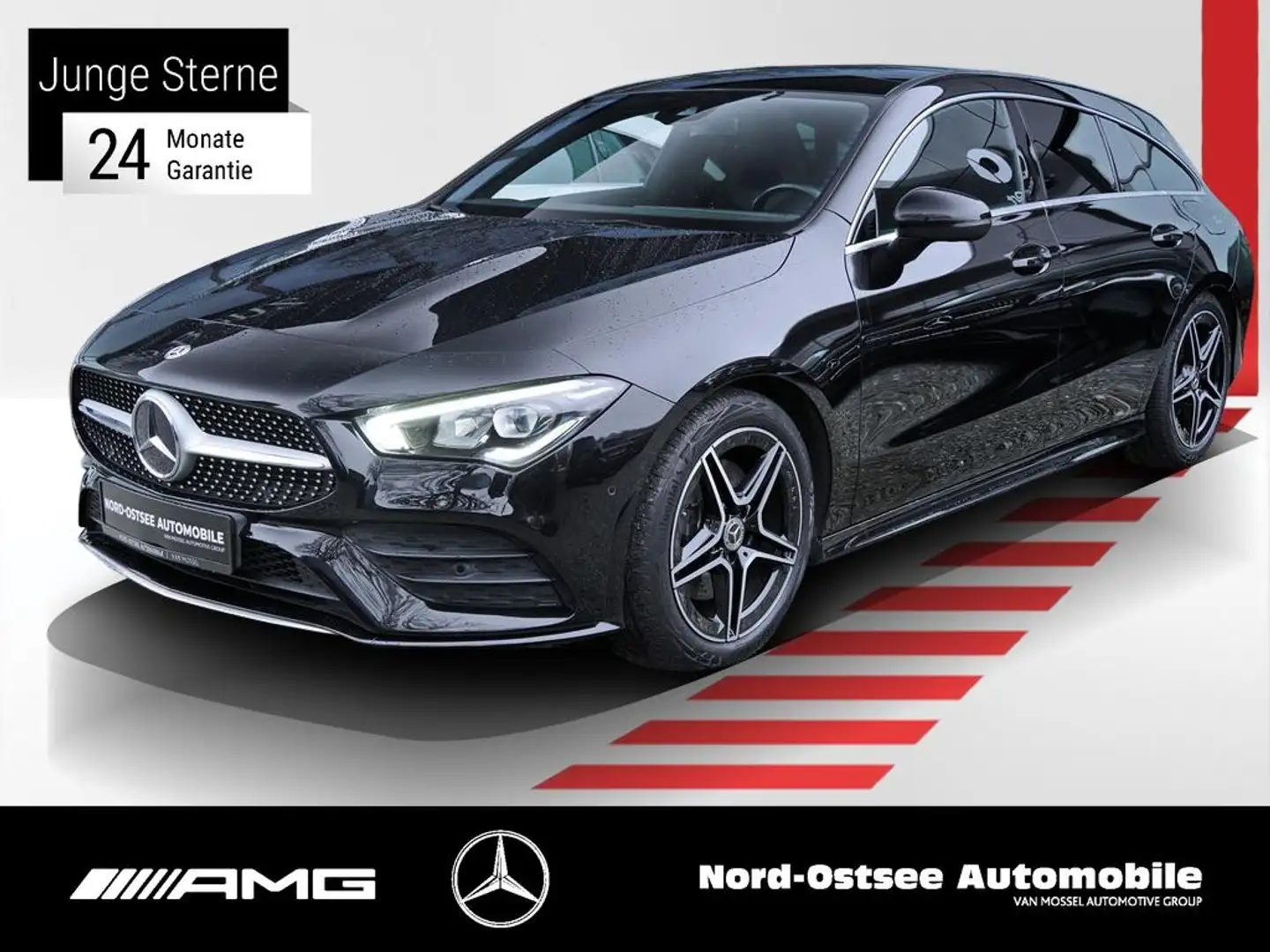 Mercedes-Benz CLA 200 SB AMG LED PANO KAMERA ADV.SOUND AMBI Schwarz - 1