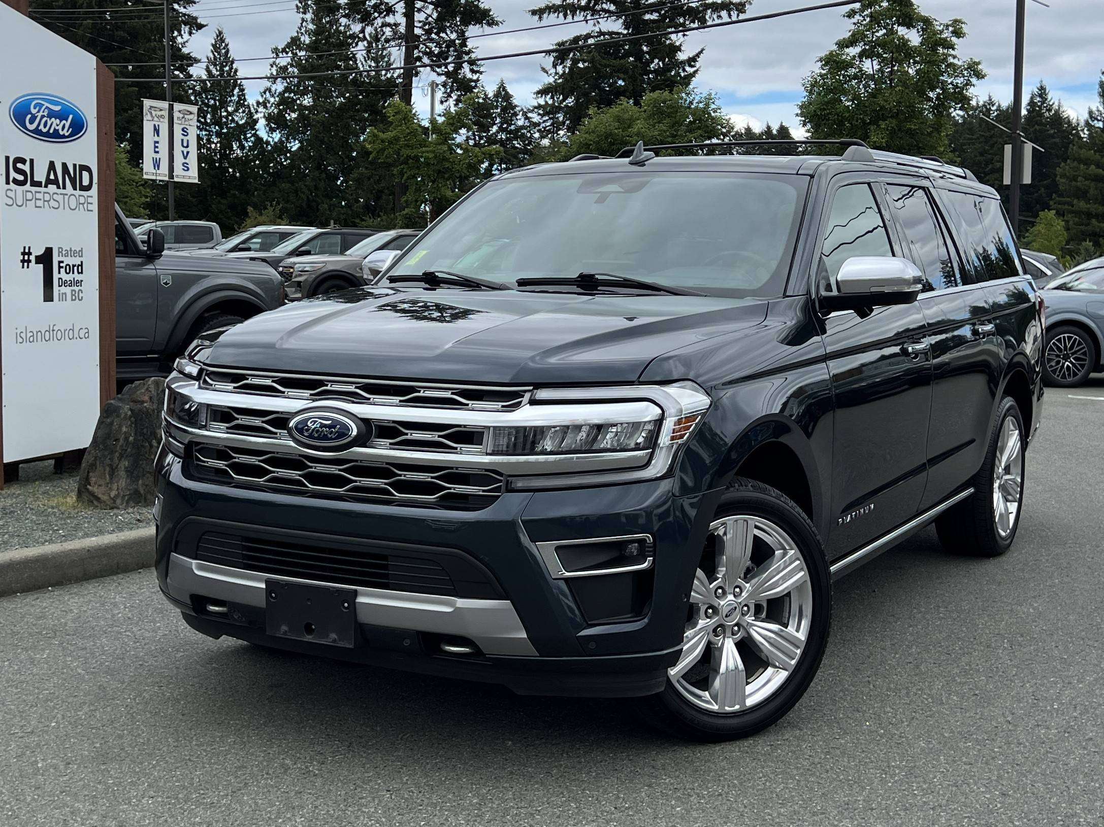 Blue 2024 Ford Expedition SUV / Crossover Four-Wheel Drive Automatic