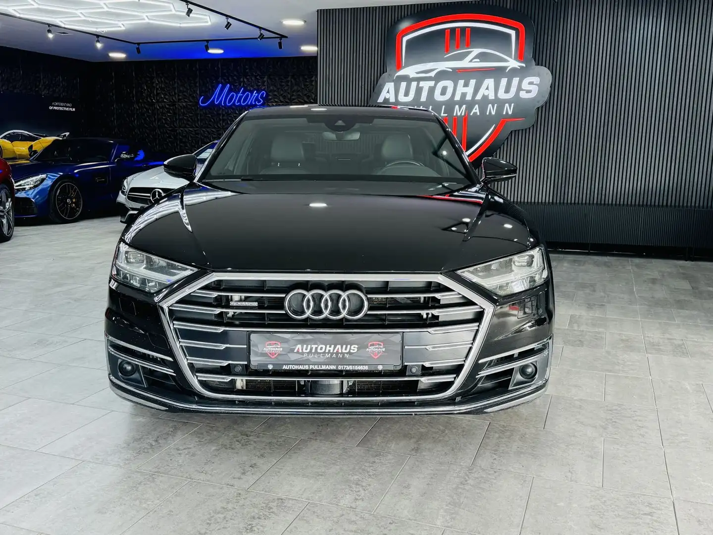 Audi A8 60 TDI quattro +RÜCKFAHRK.+ACC+LED+AHK+ Fekete - 2