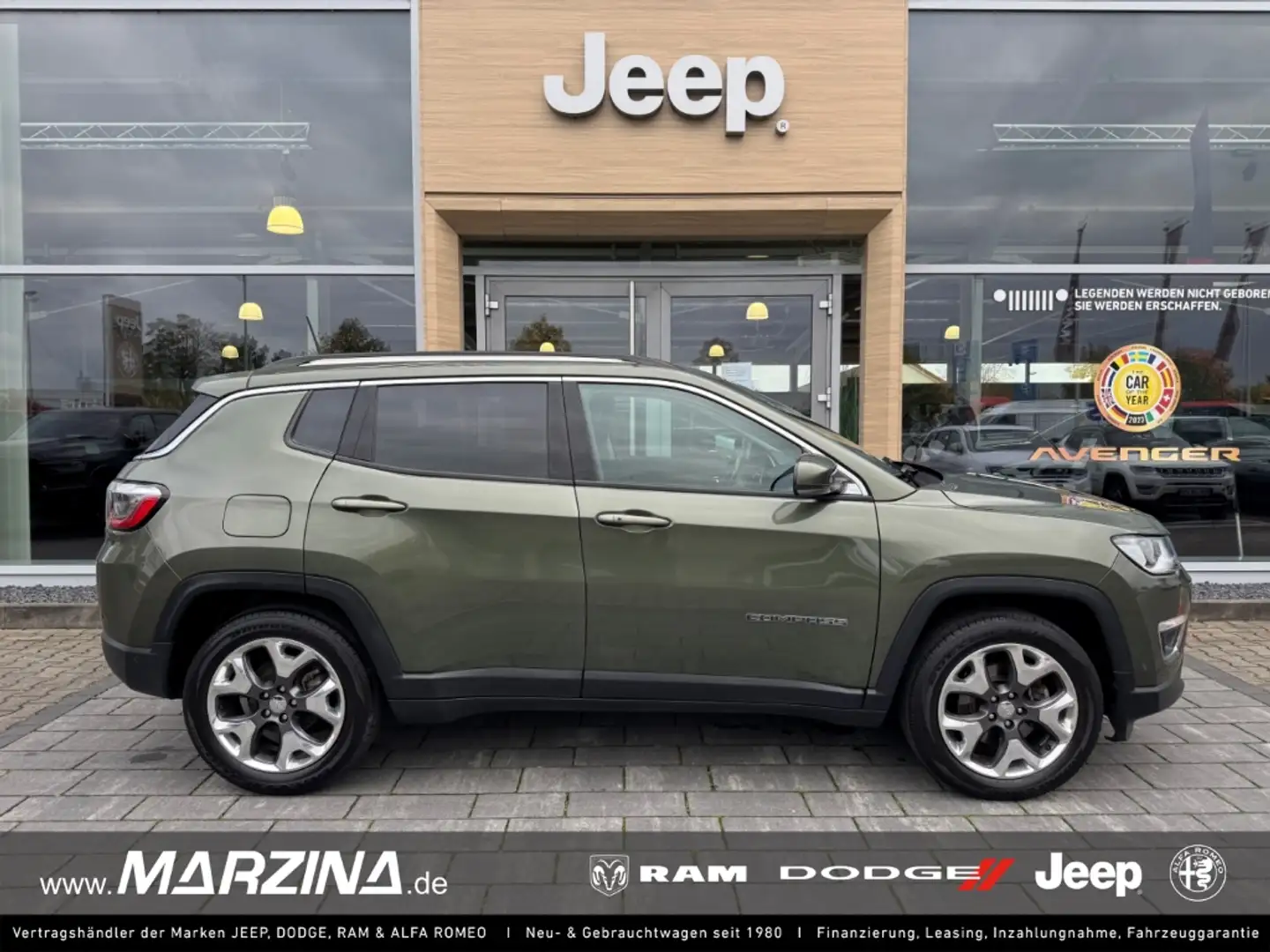 Jeep Compass Limited Soundsystem ACC El. Heckklappe Apple CarPl Grün - 1