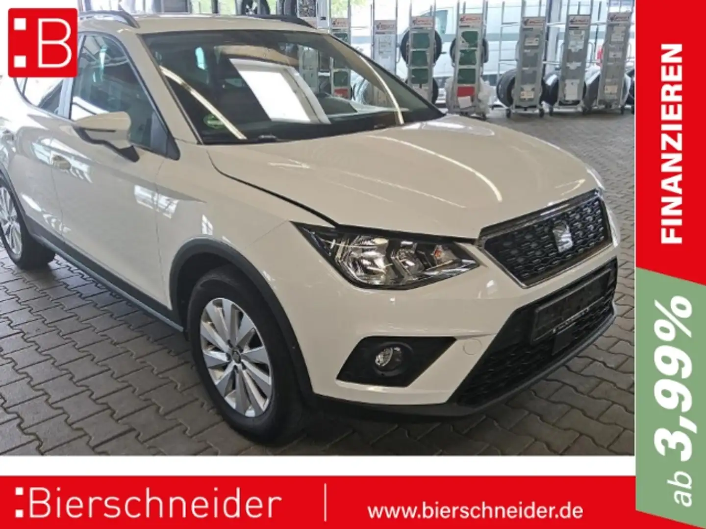 SEAT Arona 1.0 TSI DSG Style AHK REAR VIEW NAVI SHZ Weiß - 1