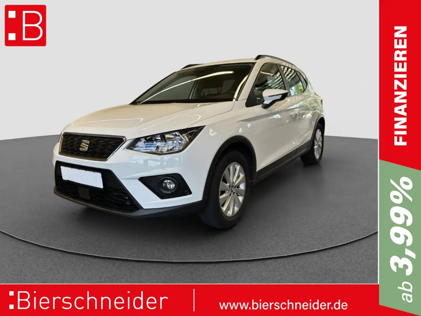 SEAT Arona 1.0 TSI DSG Style AHK REAR VIEW NAVI SHZ Weiß - 1