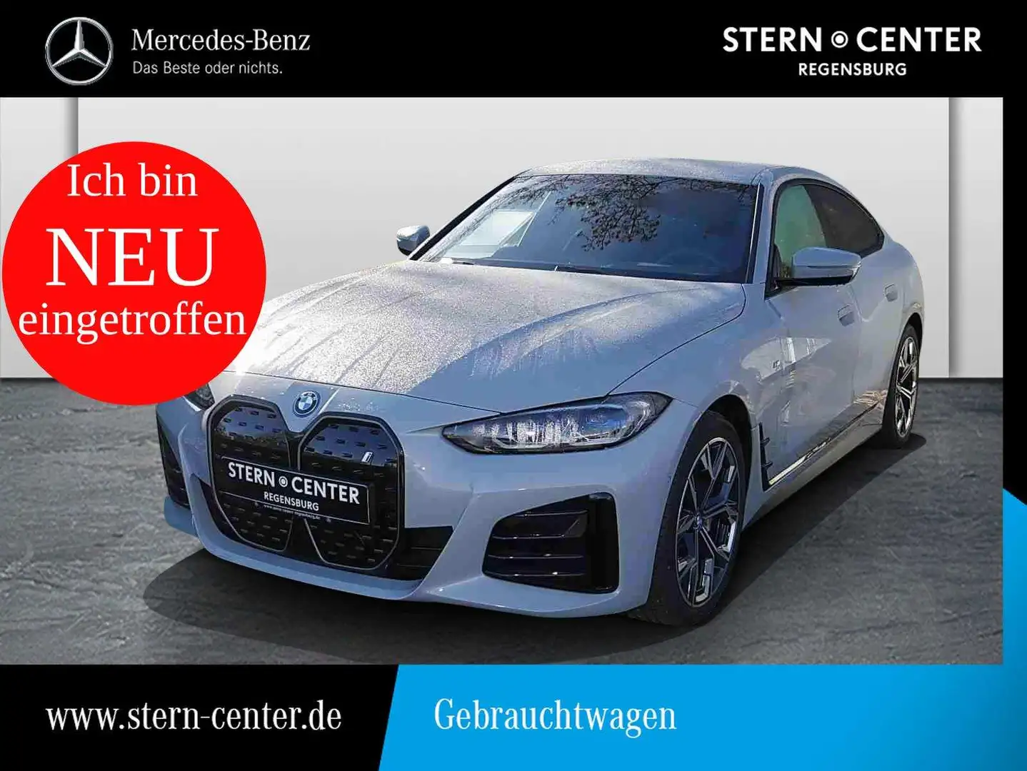 BMW i4 40e Grand Coupé M-Paket+Laserlicht+ShadowLine Grau - 1