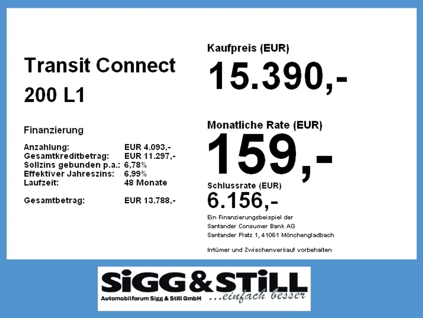 Ford Transit Connect 200 L1 Trend ACC*TWA*KLIMA*SHZ*PDC Blanc - 2