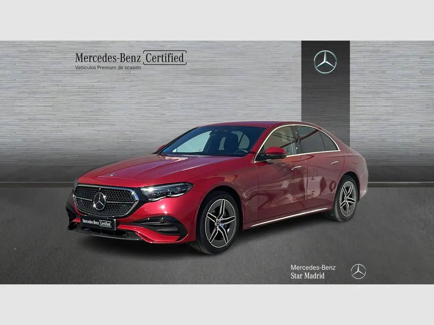Mercedes-Benz E 300 de con tecnología hibrida EQ Rojo - 1