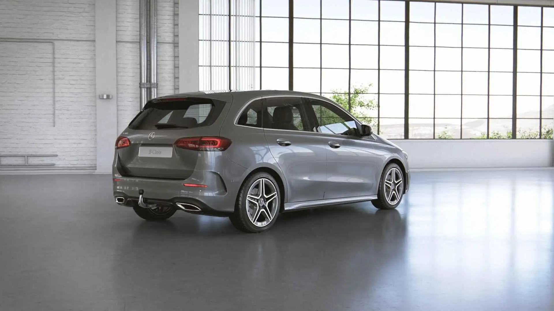 Mercedes-Benz B 180 Business Solution AMG | Panoramadak | Widescreen | Grijs - 2
