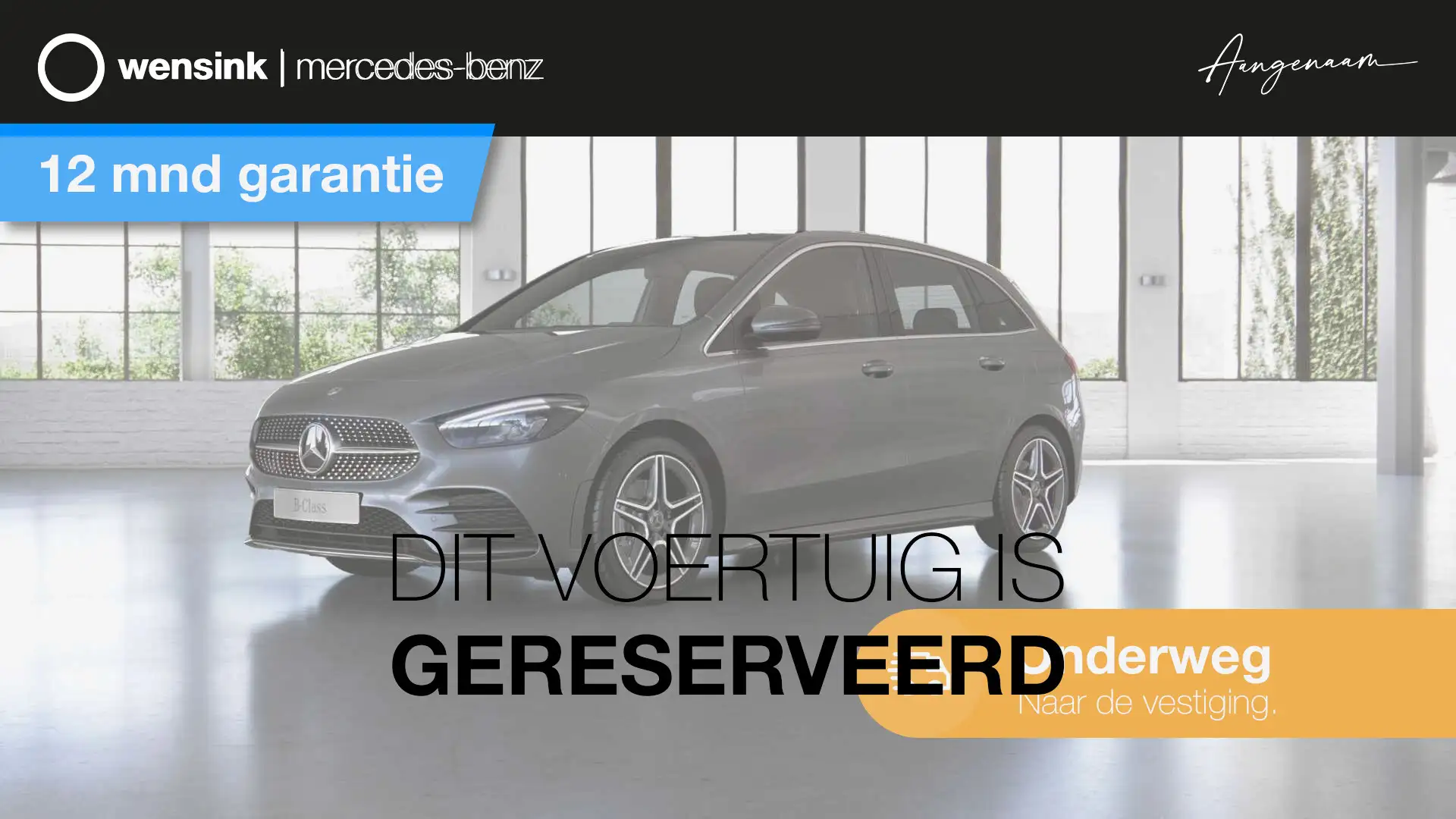 Mercedes-Benz B 180 Business Solution AMG | Panoramadak | Widescreen | Grijs - 1