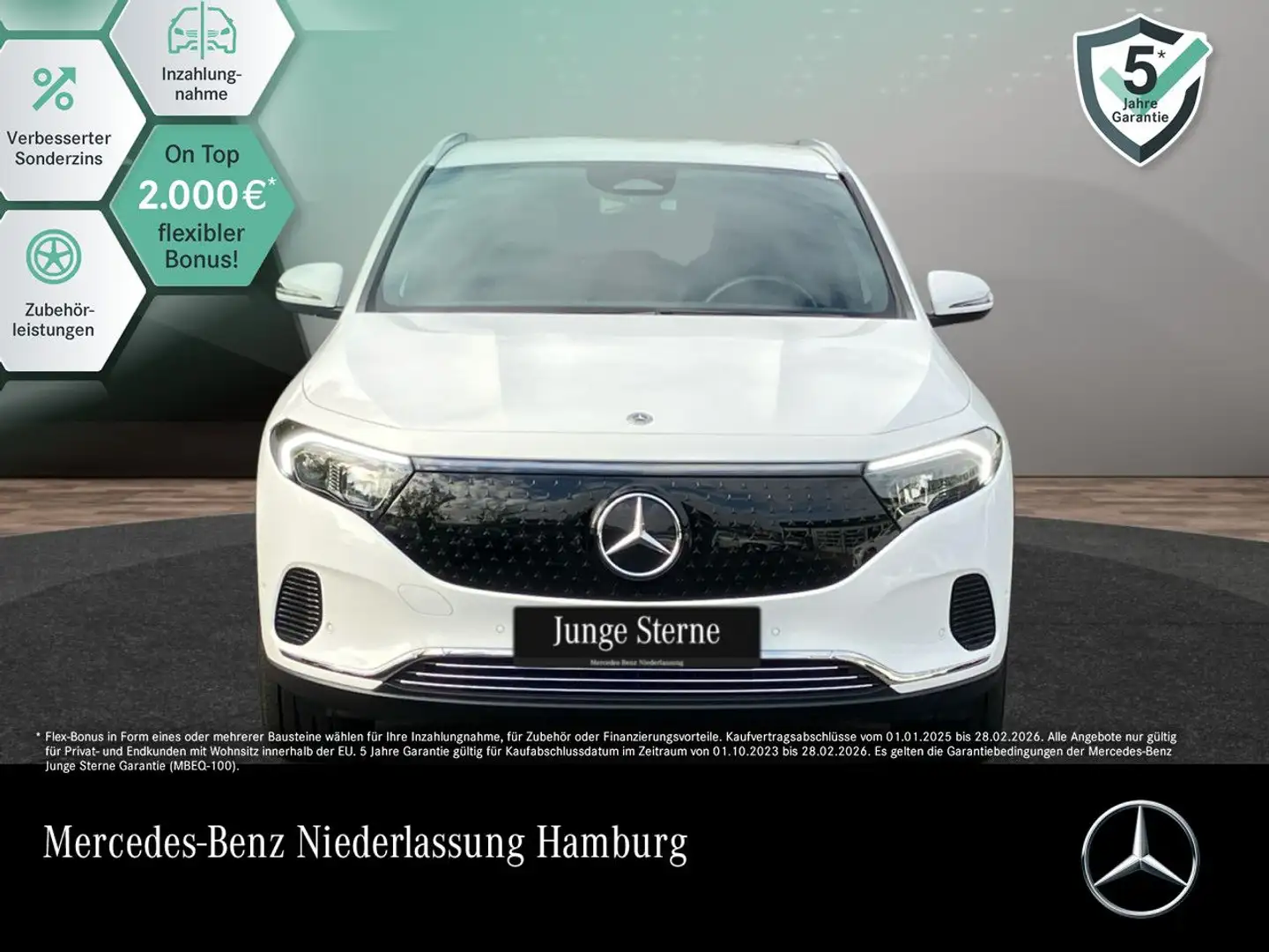 Mercedes-Benz EQA 350 4M PROG+ADVANCED+AHK+KAMERA+SPUR Weiß - 1
