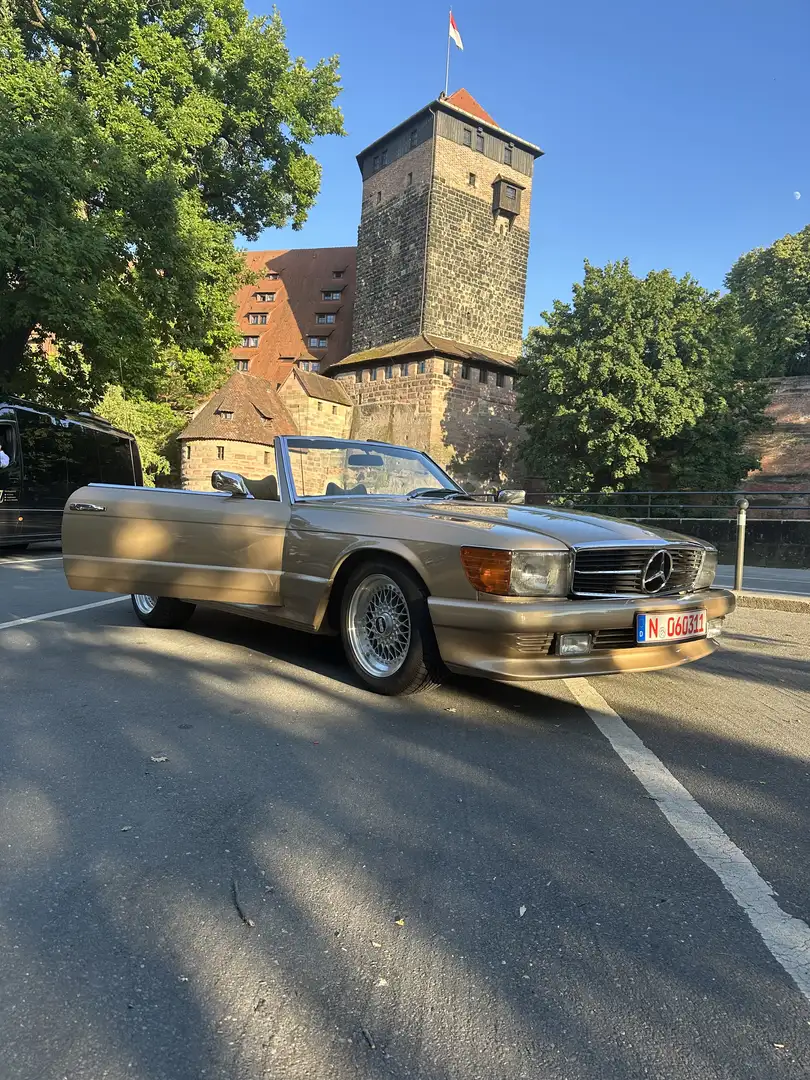 Mercedes-Benz SL 350 1.Hd, SH, WGA 2+, allesOriginal, H-neu, body kit Złoty - 2