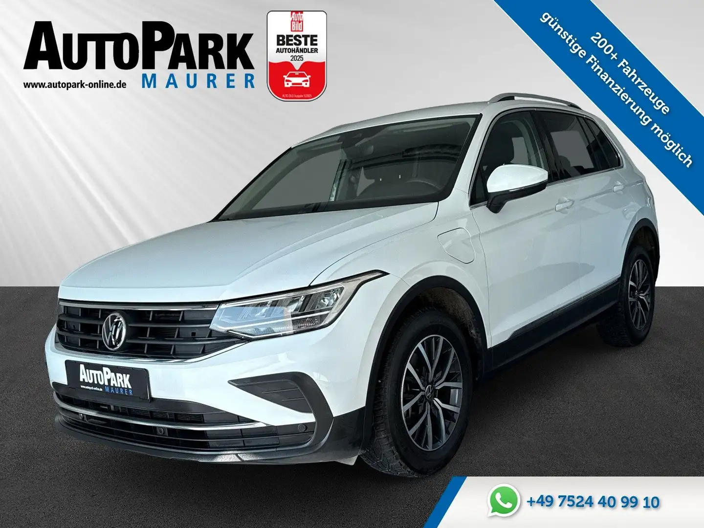 Volkswagen Tiguan Life eHybrid*Spur*Abstandstempomat*HU Neu Biały - 1