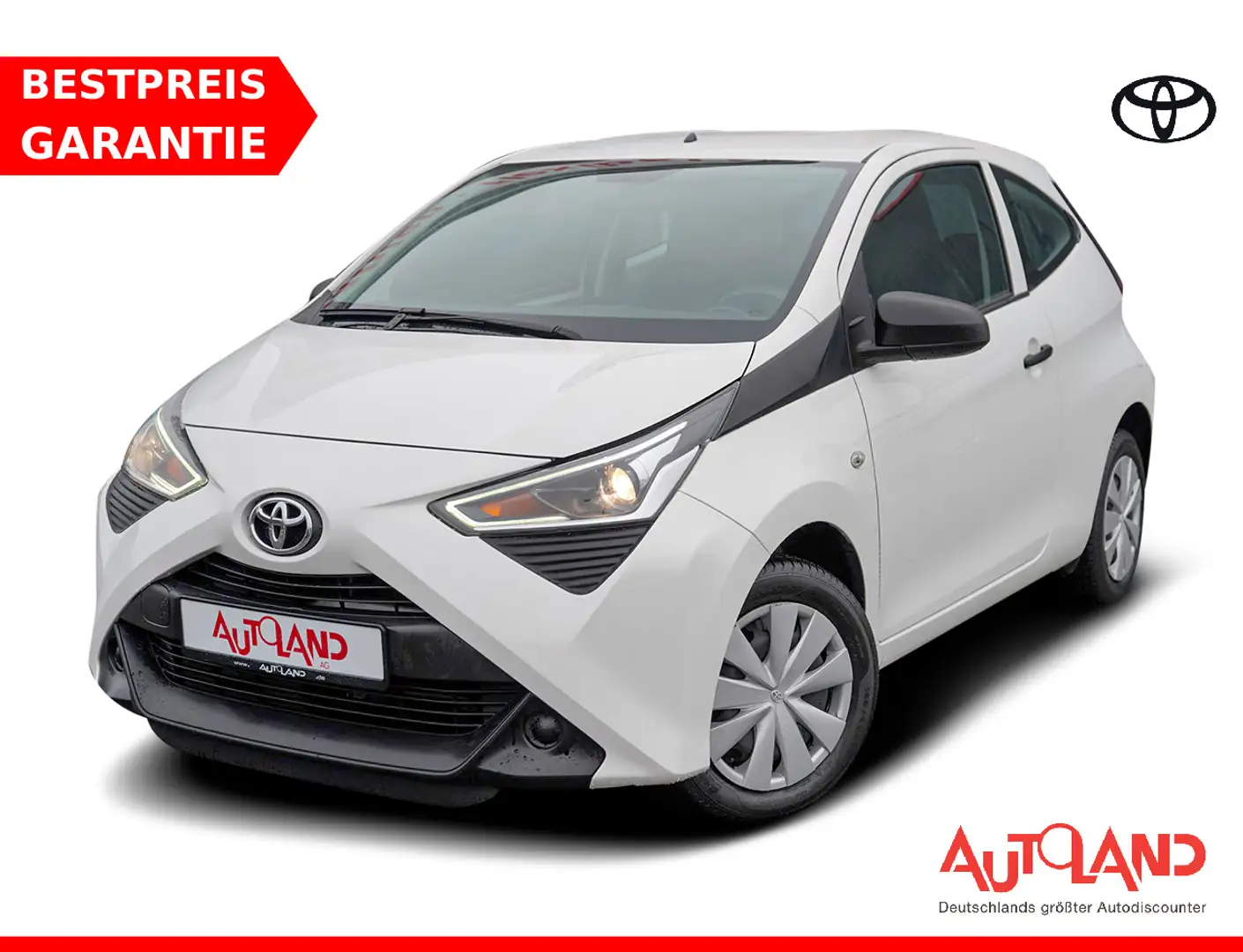 Toyota Aygo AYGO 1.0 x Klima USB Bluetooth Freisprechanlage Weiß - 1