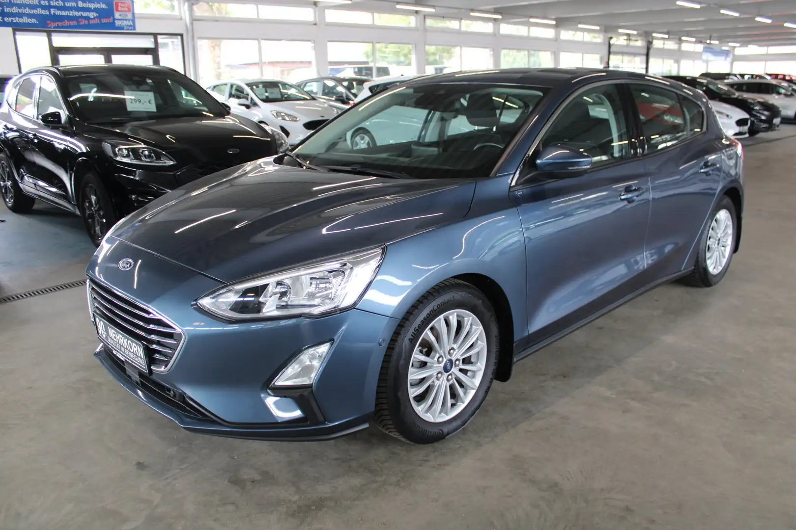 Ford Focus TITANIUM NAVI CAM Winter + Park Paket uvm. Bleu - 2