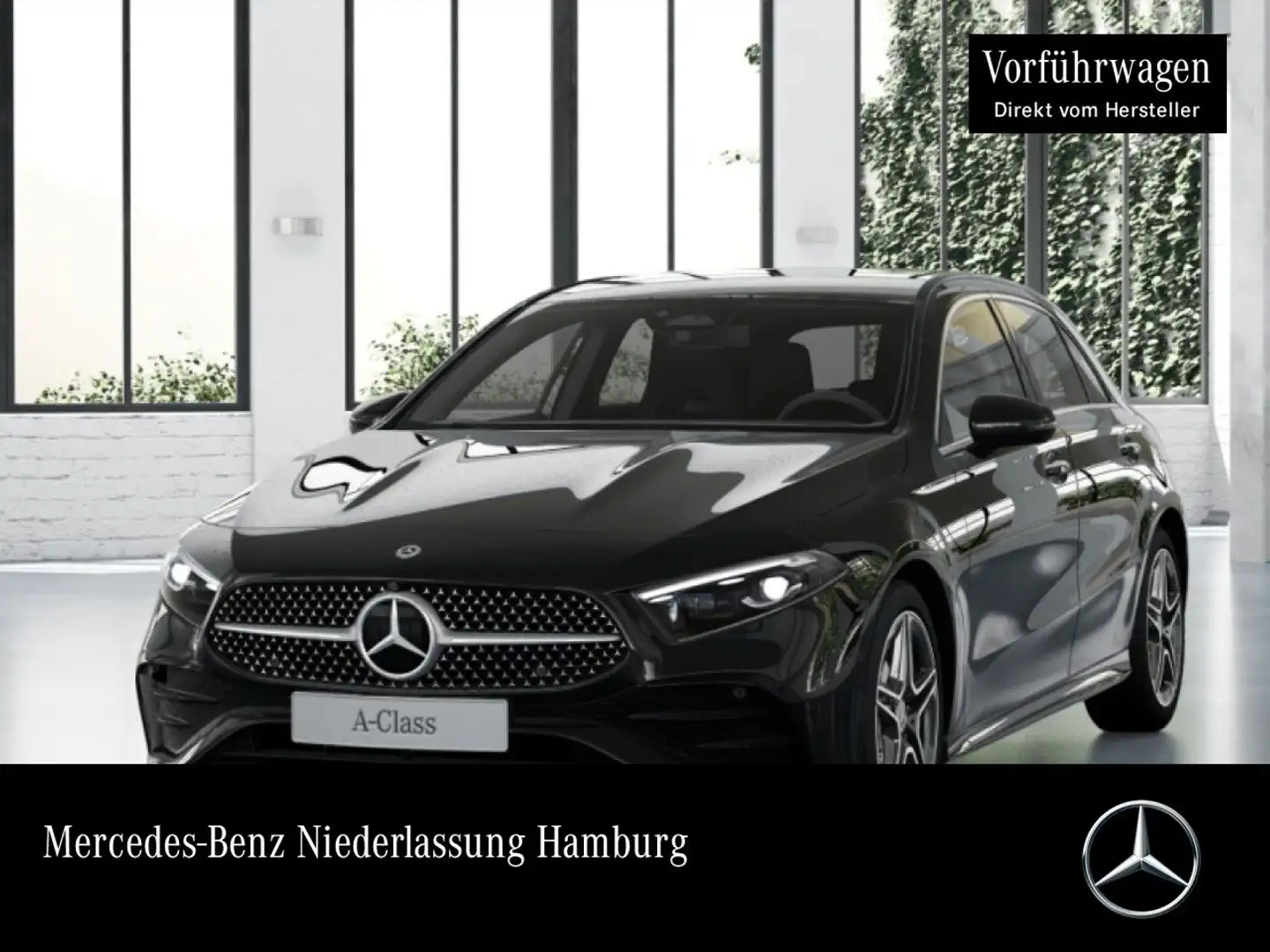 Mercedes-Benz A 180 AMG+360°+MULTIBEAM+TOTW+KEYLESS+7G Schwarz - 1