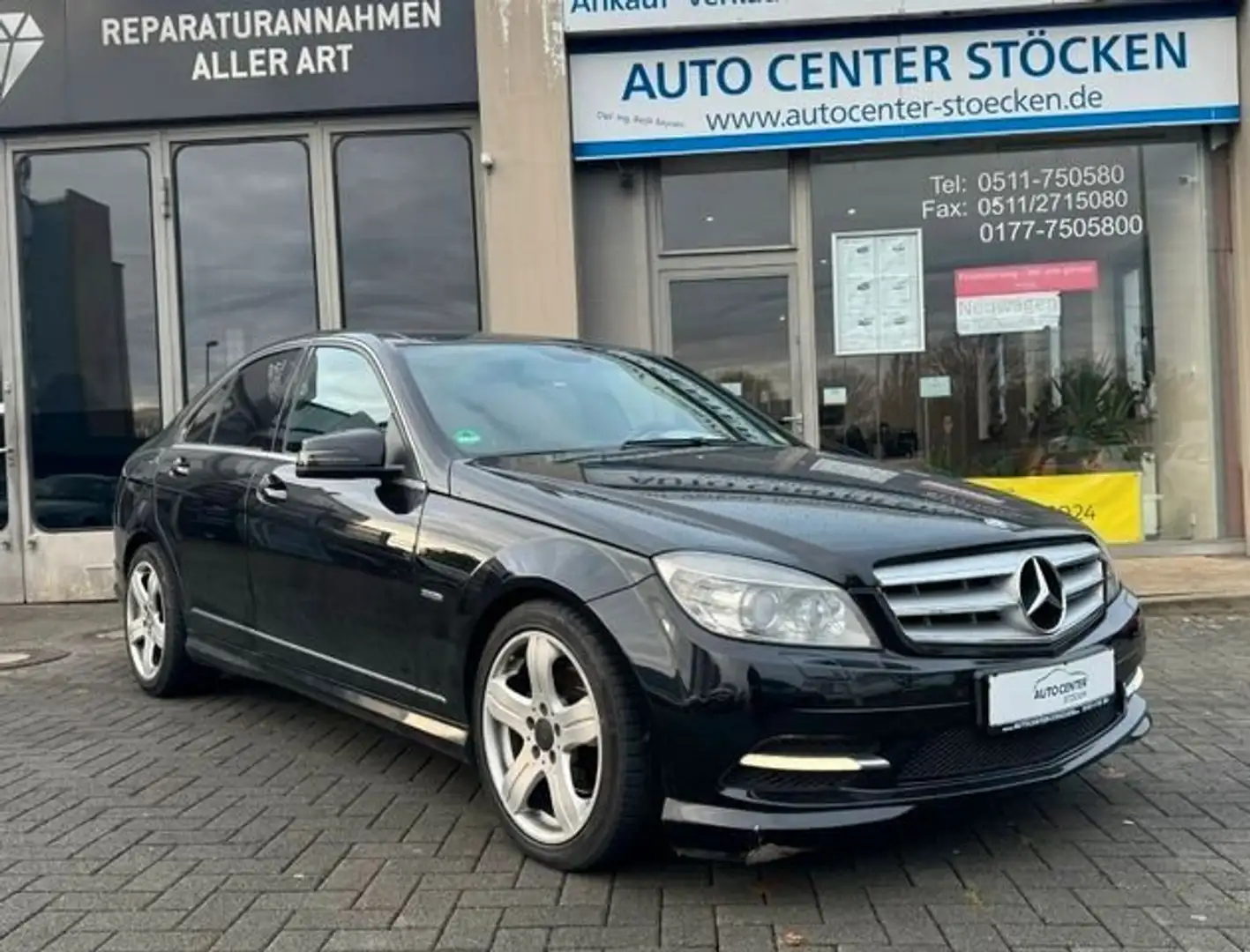 Mercedes-Benz C 250 C 250 CDI BE AMG LIN NAVI XENON PANORAMA Noir - 1