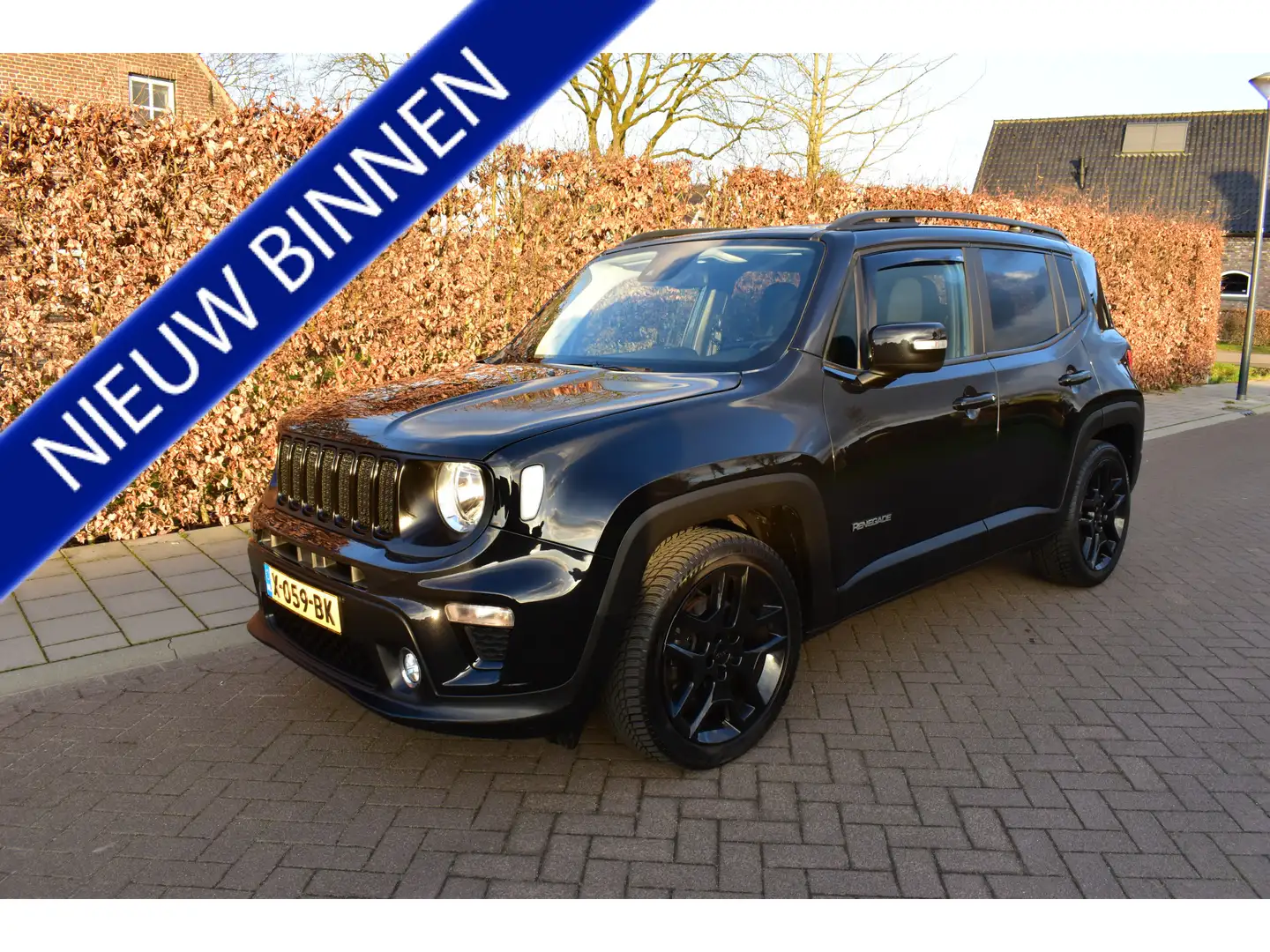 Jeep Renegade 1.3T Limited '19 Automaat SPORTIEVE SUV! Black - 1