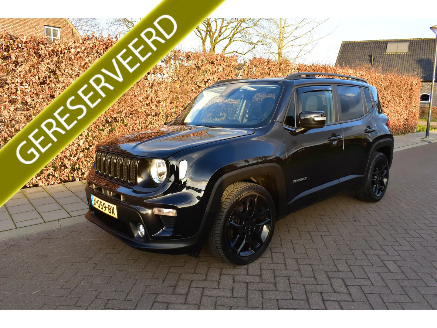 Jeep Renegade 1.3T Limited '19 Automaat SPORTIEVE SUV! Noir - 1