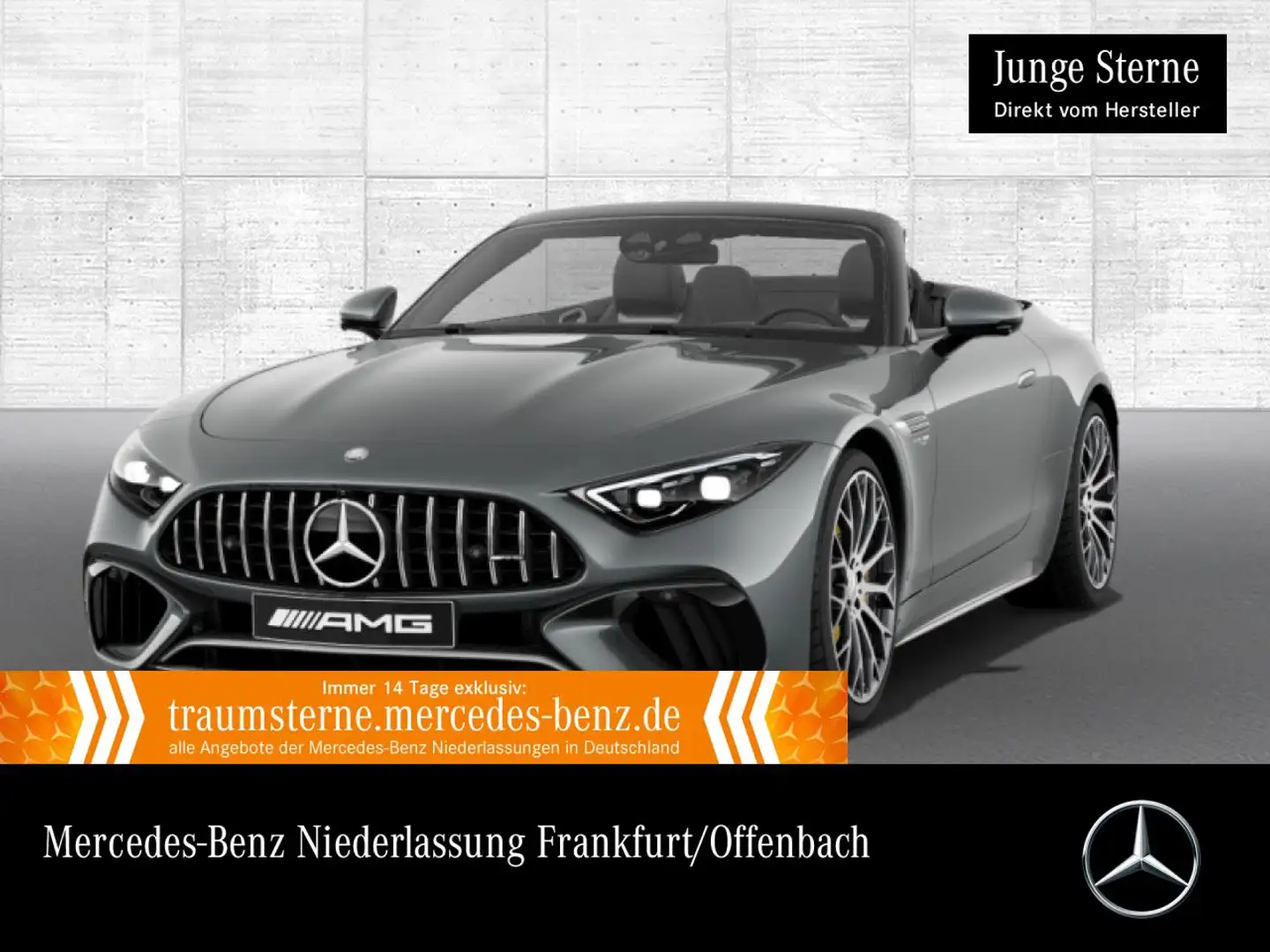 Mercedes-Benz SL 63 AMG Cab. 4M Fahrass Nachtsicht WideScreen 9G Grijs - 1
