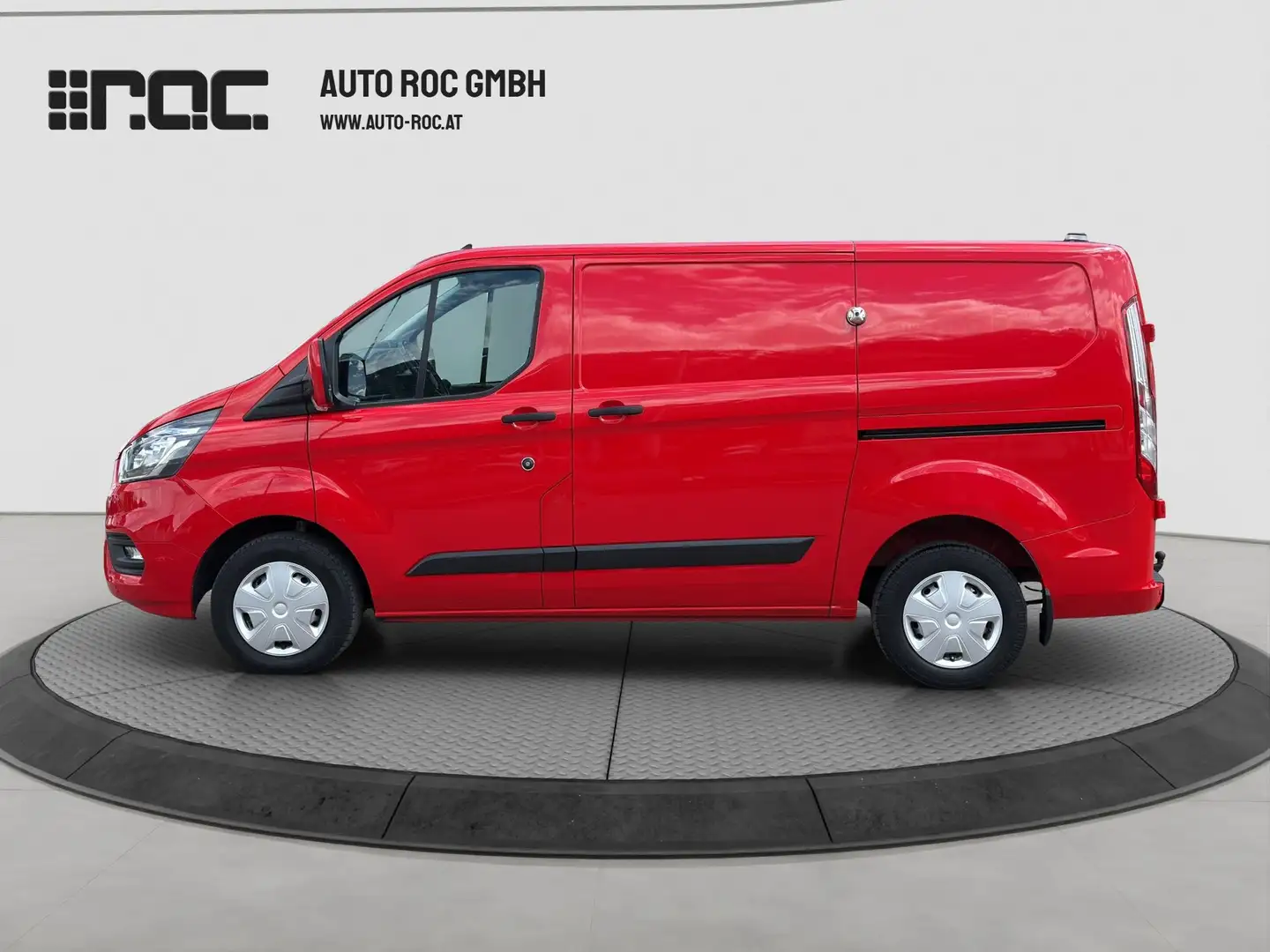 Ford Transit Custom 2.0 TDCi 300 L1H1 Trend 2xSchiebetüren/STH/AHK/WS Rot - 2