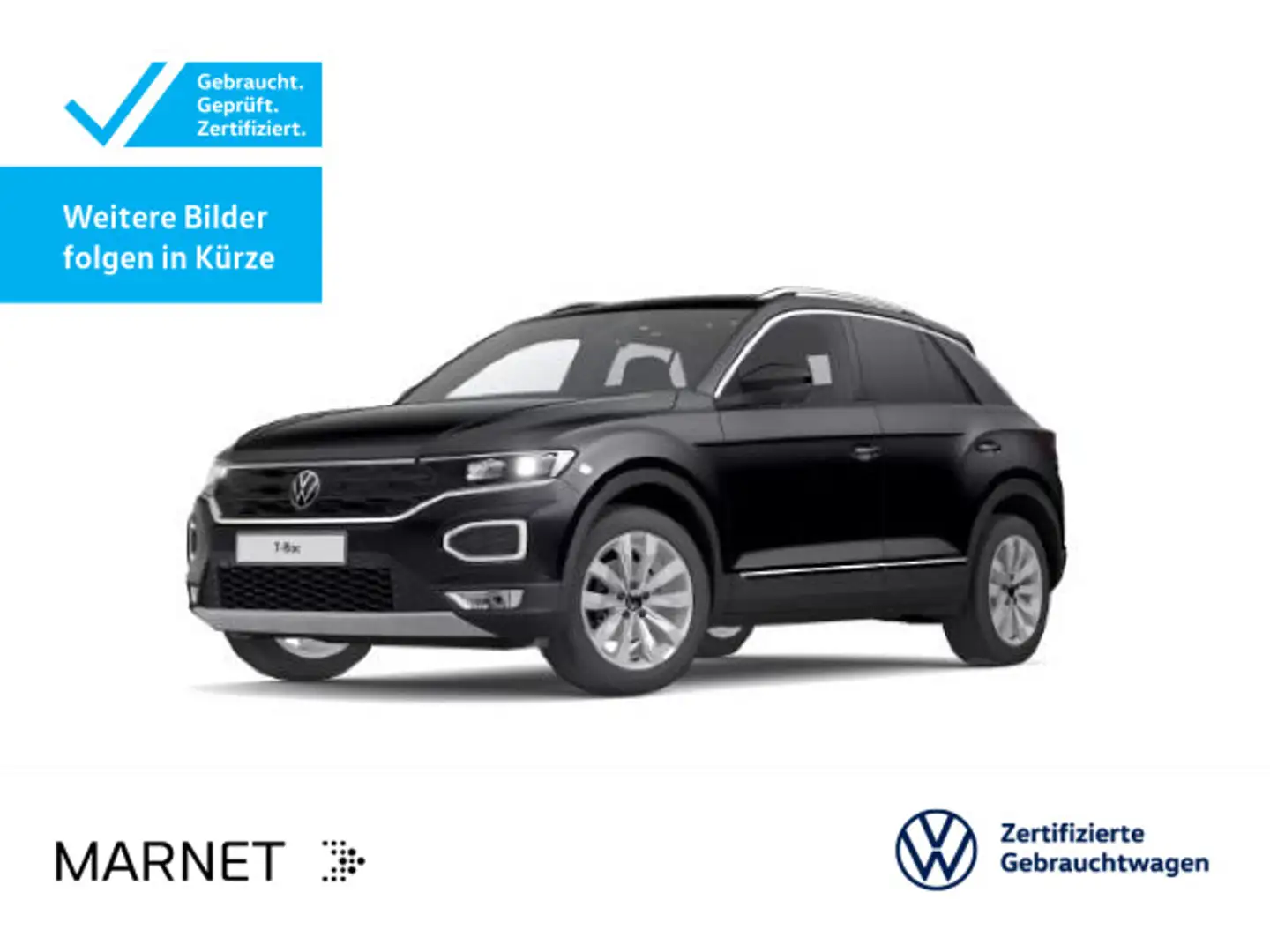 Volkswagen T-Roc Sport 1.5 TSI Navi*Pano*Kamera*Totwinkel*L Schwarz - 1
