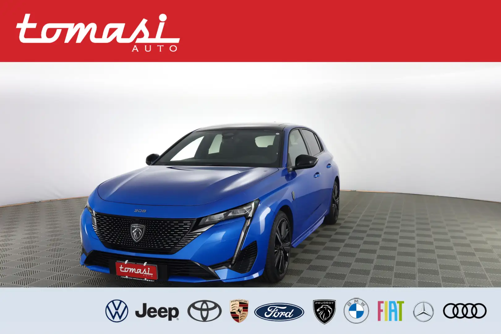 Peugeot 308 BlueHDi 130 S&S EAT8 GT TETTO PANORAMICO Blu/Azzurro - 1