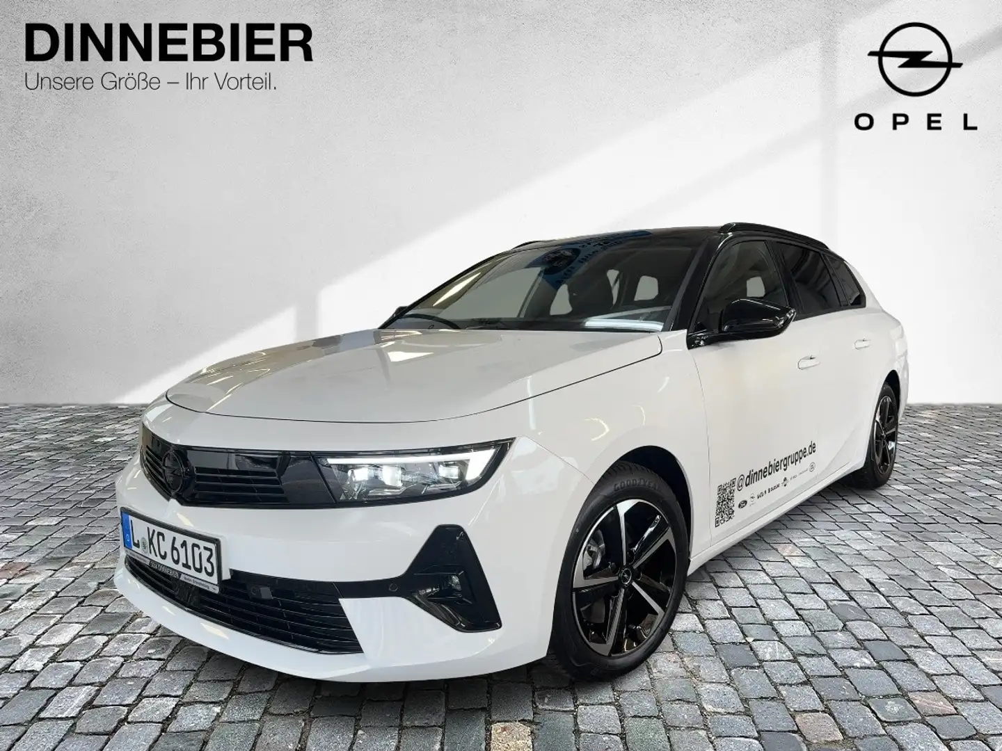 Opel Astra Sports Tourer 1.2 GS LED+360°+Glasdach Wit - 2
