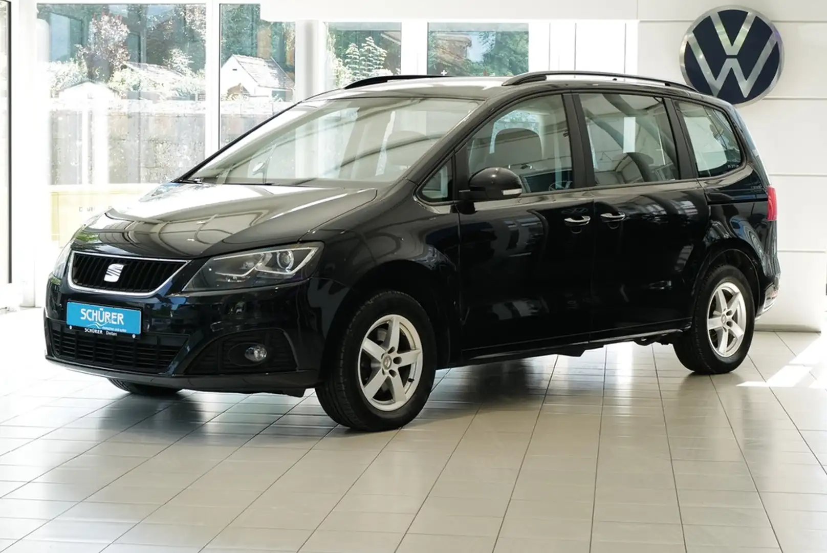 SEAT Alhambra 2.0TDI Style Zwart - 1