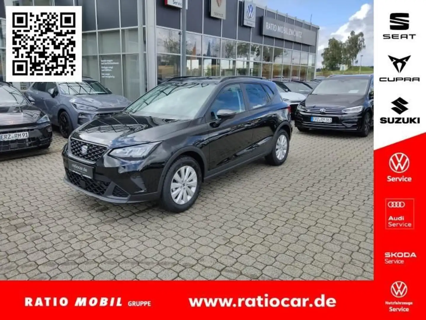 SEAT Arona ARONA ROAD EDITION 1.0 TSI NAVI SITZHEIZ. EPH Schwarz - 1