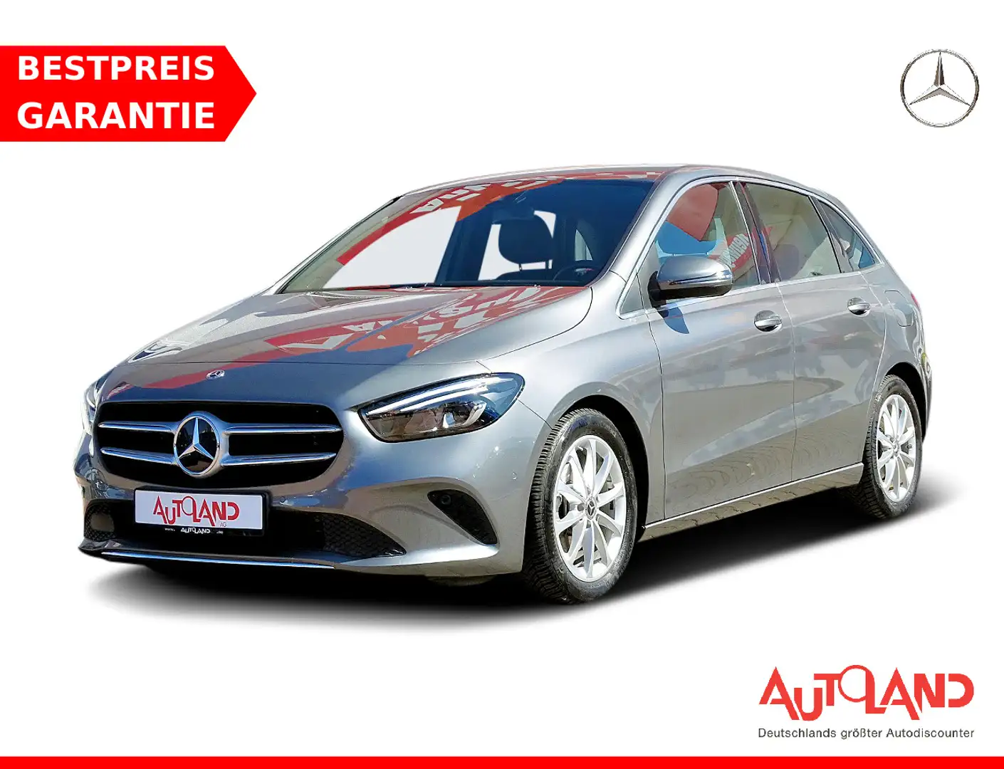 Mercedes-Benz B 180 B180 Progressive LED Navi Tempomat Sitzheizung Gris - 1