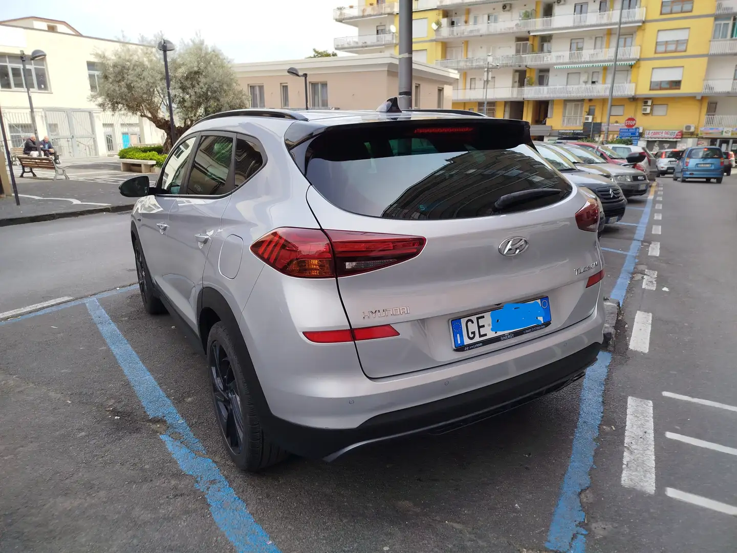 Hyundai TUCSON Tucson II 1.6 crdi NLine 136cv dct unipropretario Grigio - 2