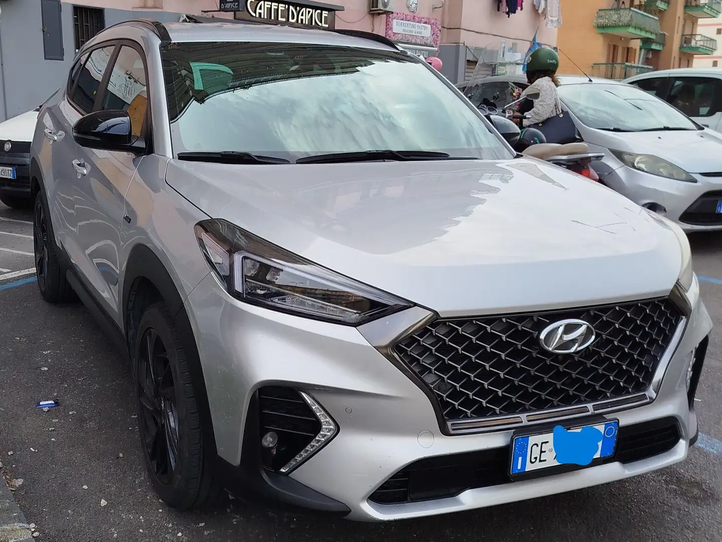 Hyundai TUCSON Tucson II 1.6 crdi NLine 136cv dct unipropretario Grigio - 1