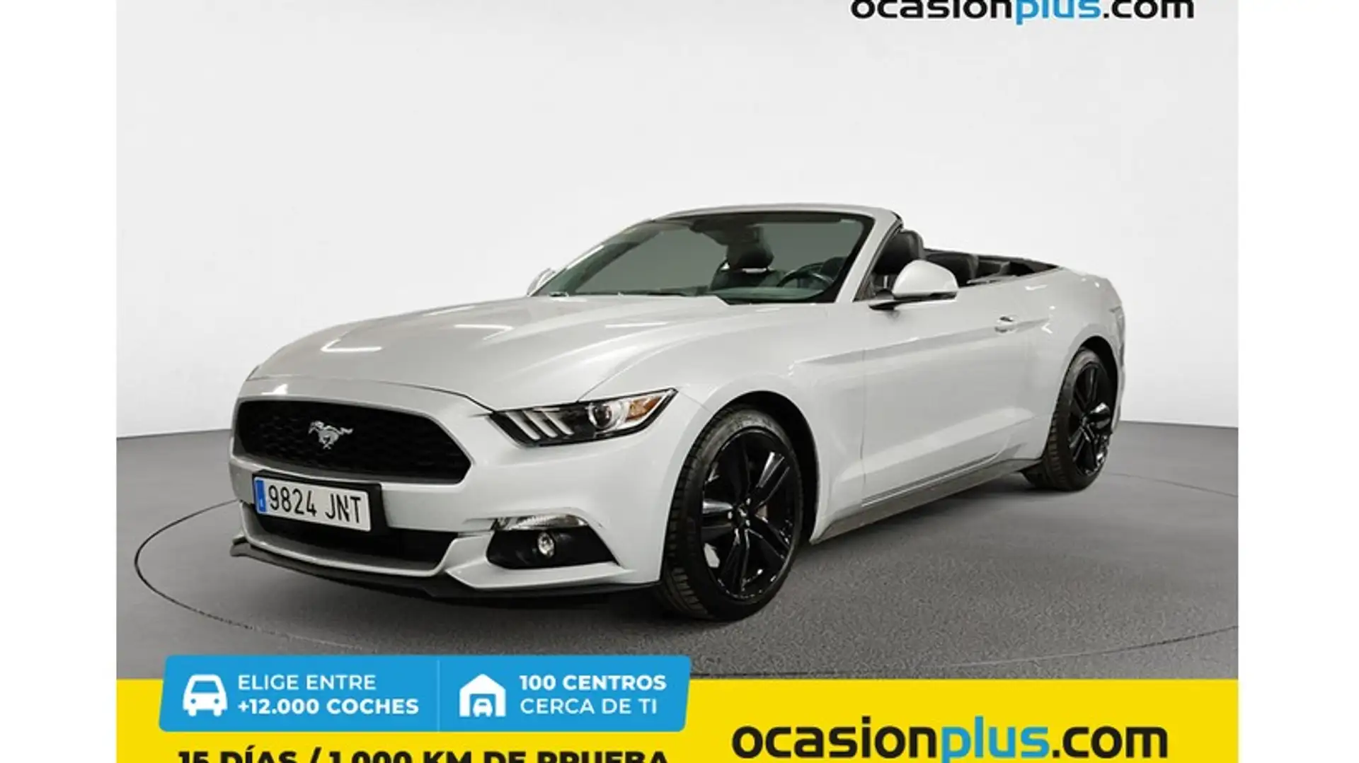 Ford Mustang Convertible 2.3 EcoBoost Aut. Plateado - 1
