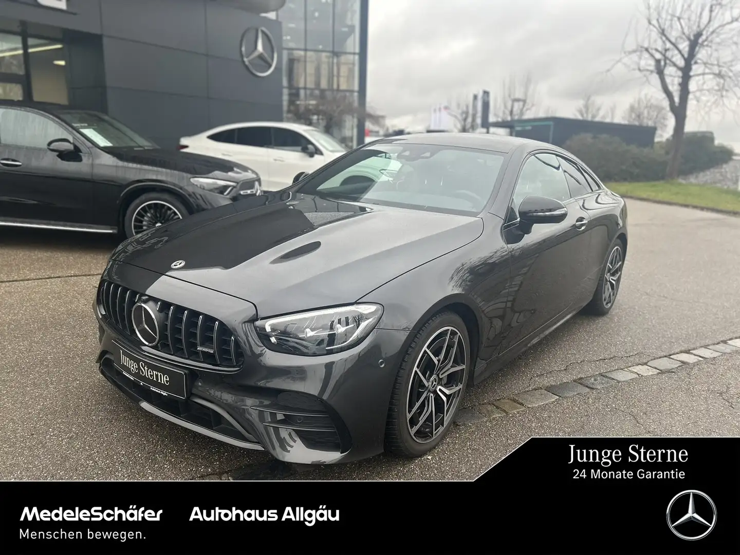 Mercedes-Benz E 200 E 200 Coupé AMG Night Distr LED Kam Ambie Shzg Grau - 1