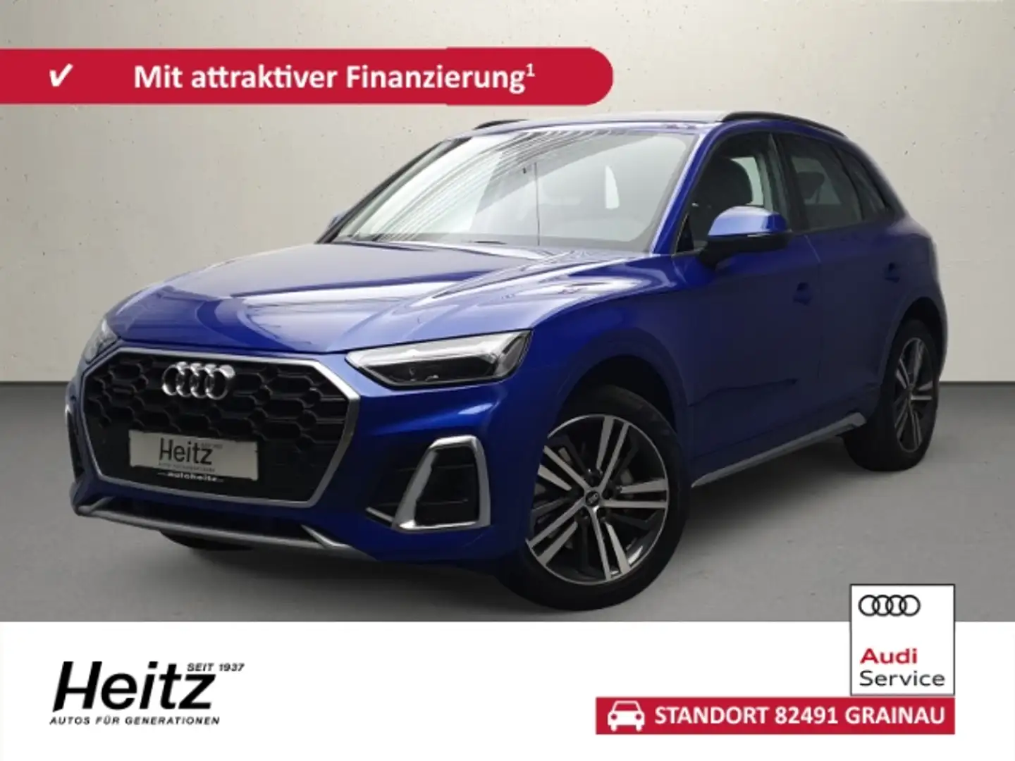 Audi Q5 50 TFSI e quattro S tronic S line Navi LED Blau - 1