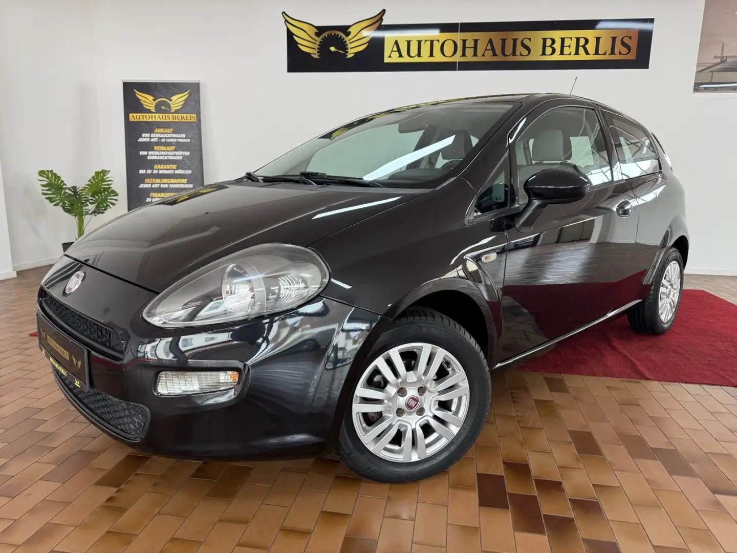 Fiat Punto Pop 1.2/2.HAND/KLIMA/ALU/BLUETOOTH/EURO5 Noir - 1