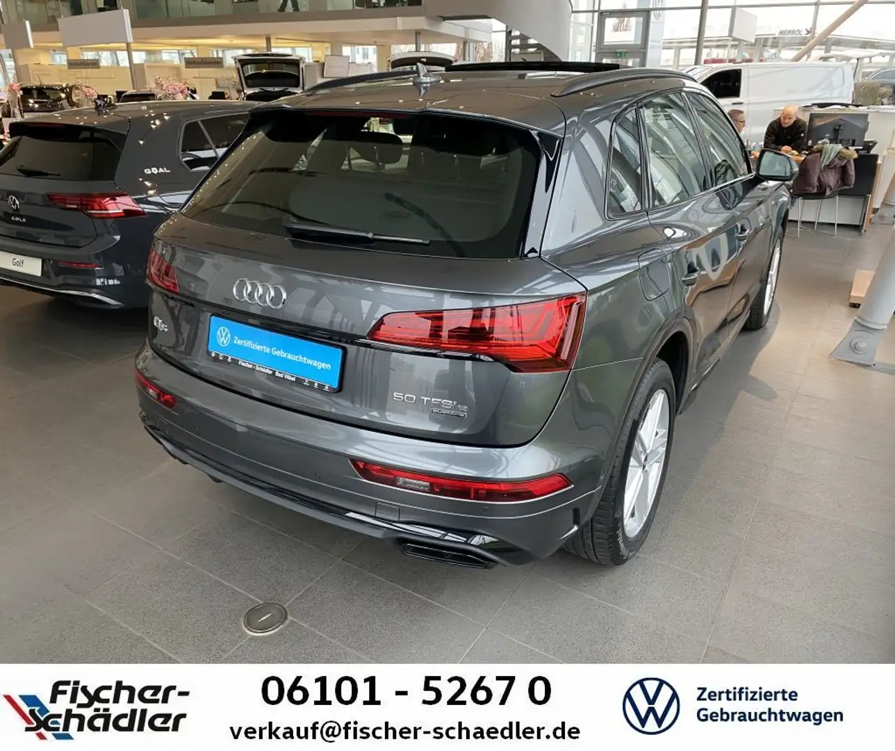 Audi Q5 TFSI e S line Q5 50TFSIe*Stronic*SLine*AHK*Pa Grau - 2