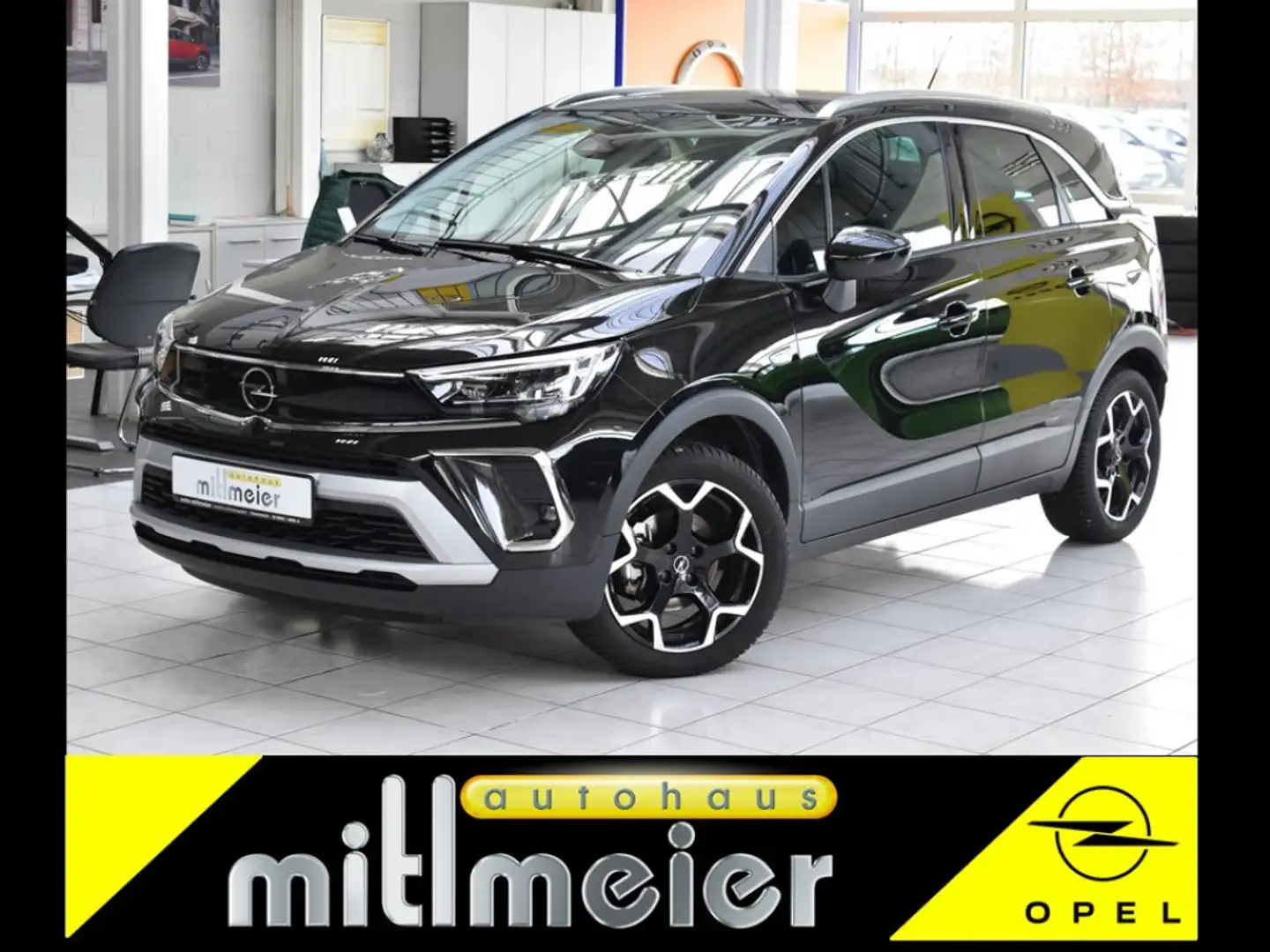 Opel Crossland 1.2 Elegance AT NAVI Alcantara Kamera Schwarz - 1