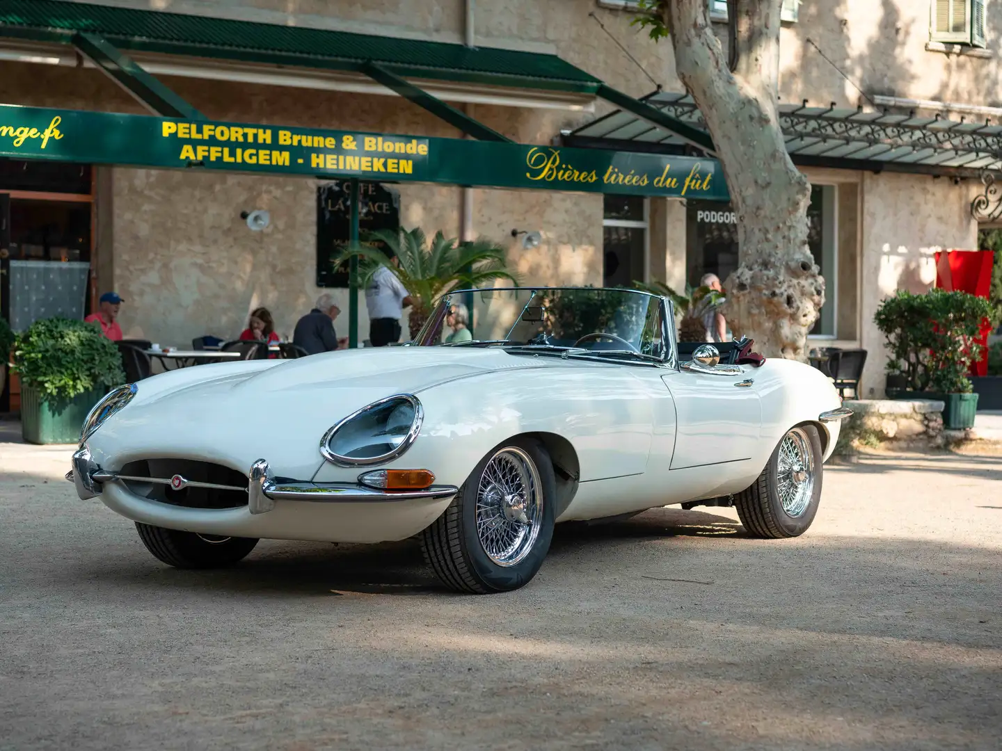 Jaguar E-Type S1 3.8 Blanc - 1