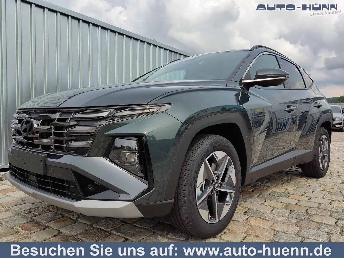 Hyundai TUCSON GO 1.6 T-GDI 48V 2WD 7DCT Navi-18"-2 Zonen Klim... Vert - 1