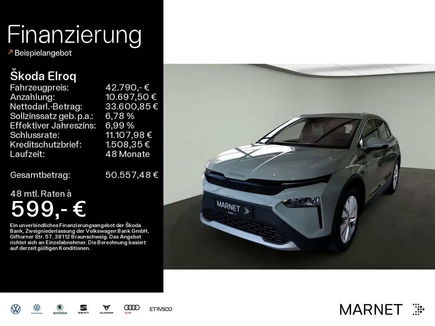 Skoda Elroq 85 | LED | Smart Link Grün - 1