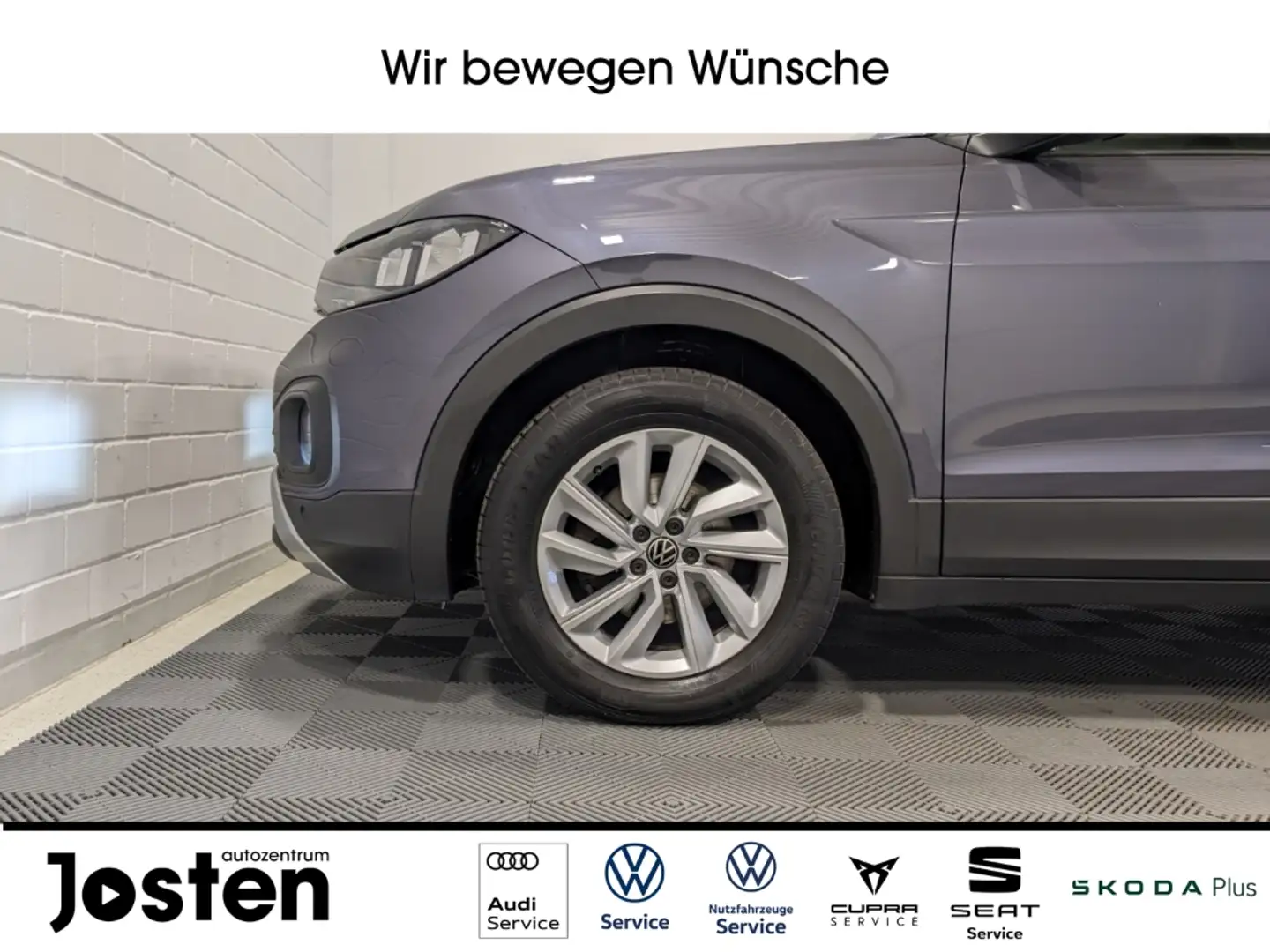 Volkswagen T-Cross Life 1.0 TSI ACC CLIMATRONIC CARPLAY SITZHZG Grau - 2