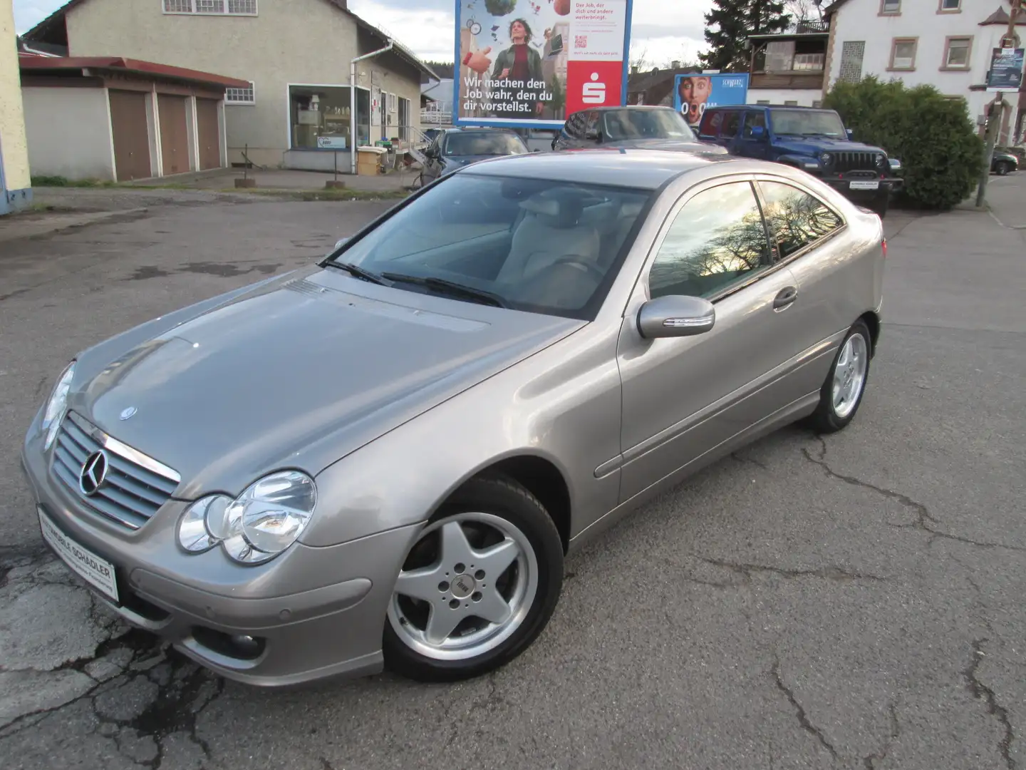 Mercedes-Benz C 220 CDI Sportcoupe ~ 1.HD ~ Klima ~ Argent - 1